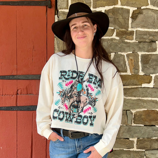 Ride Em Boxy Pullover - BW91T04534