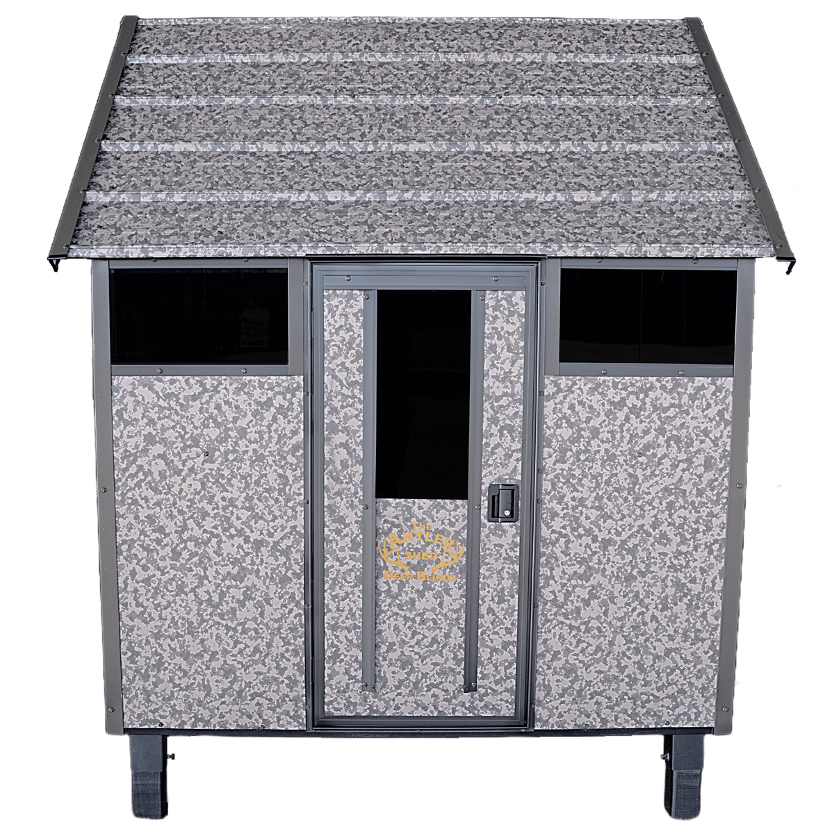 THE ANTLER SHED DEER BLINDS 5X6 BOW/GUN COMBO W/SLIDING GUN WINDOWS