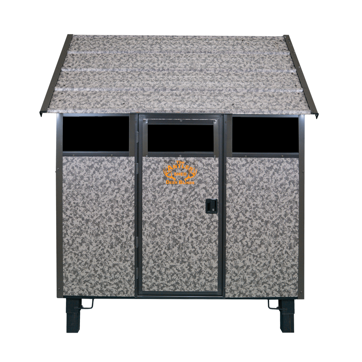 THE ANTLER SHED BLIND 5X8 WITH HORIZONTAL SLIDING WINDOWS