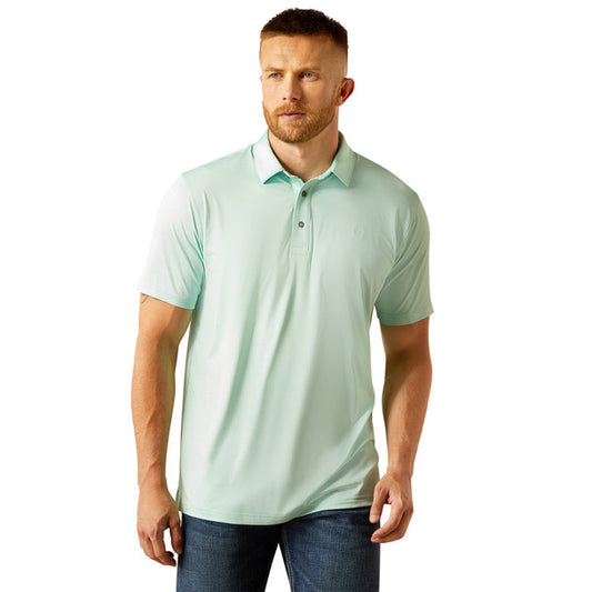 MEN'S Charger 2.0 Fitted Polo PARASAIL AQUA