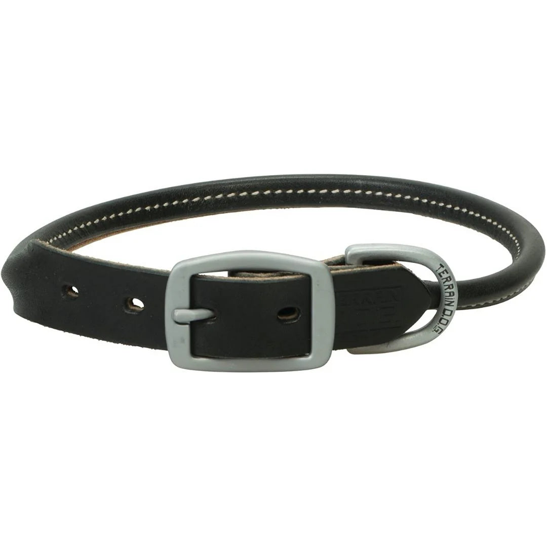 COLLAR ROLLED BLACK 25"