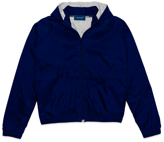 Unisex 4-Pocket Rain Jacket Dark Navy - CR310Y