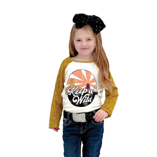 Girl's Keep It Wild Tee - CTK3550011