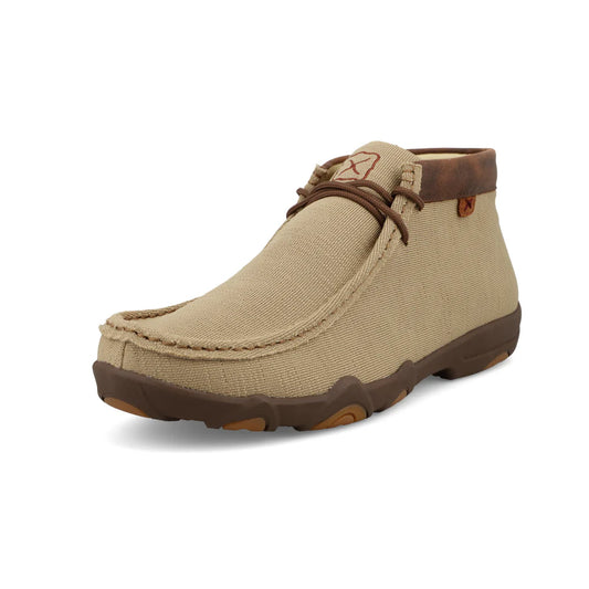 Chukka UltraLite X Driving Moc - Khaki & Brown - MDMU001