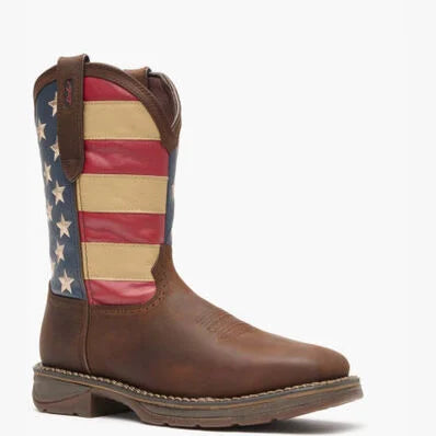 Rebel™ by Durango® Steel Toe Flag Western Flag Boot - DB020