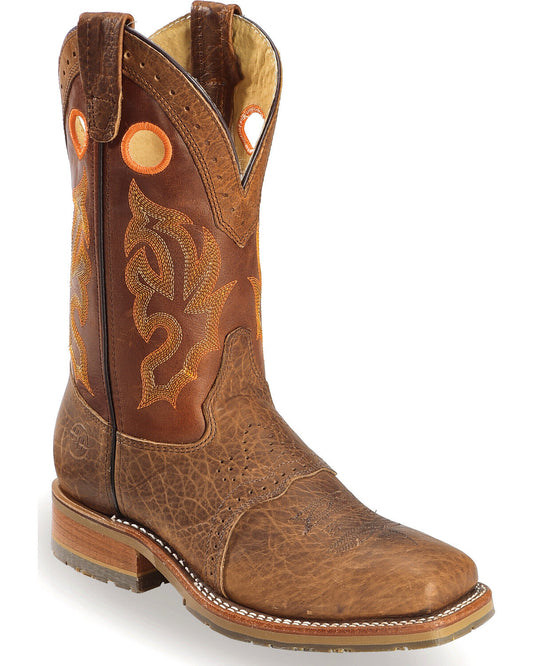 Double H MENS DOMESTIC I.C.E ROPER BOOTS STEEL TOE- DH5400