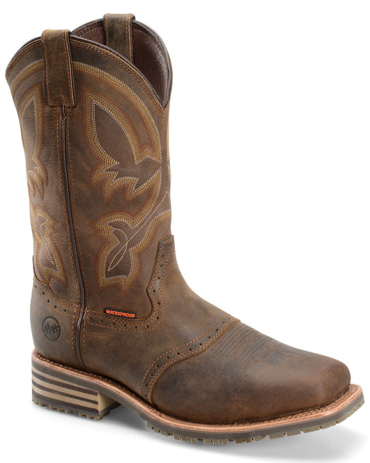 DOUBLE H MENS SAFETY TOE WESTERN WORK BOOTS - DH5124