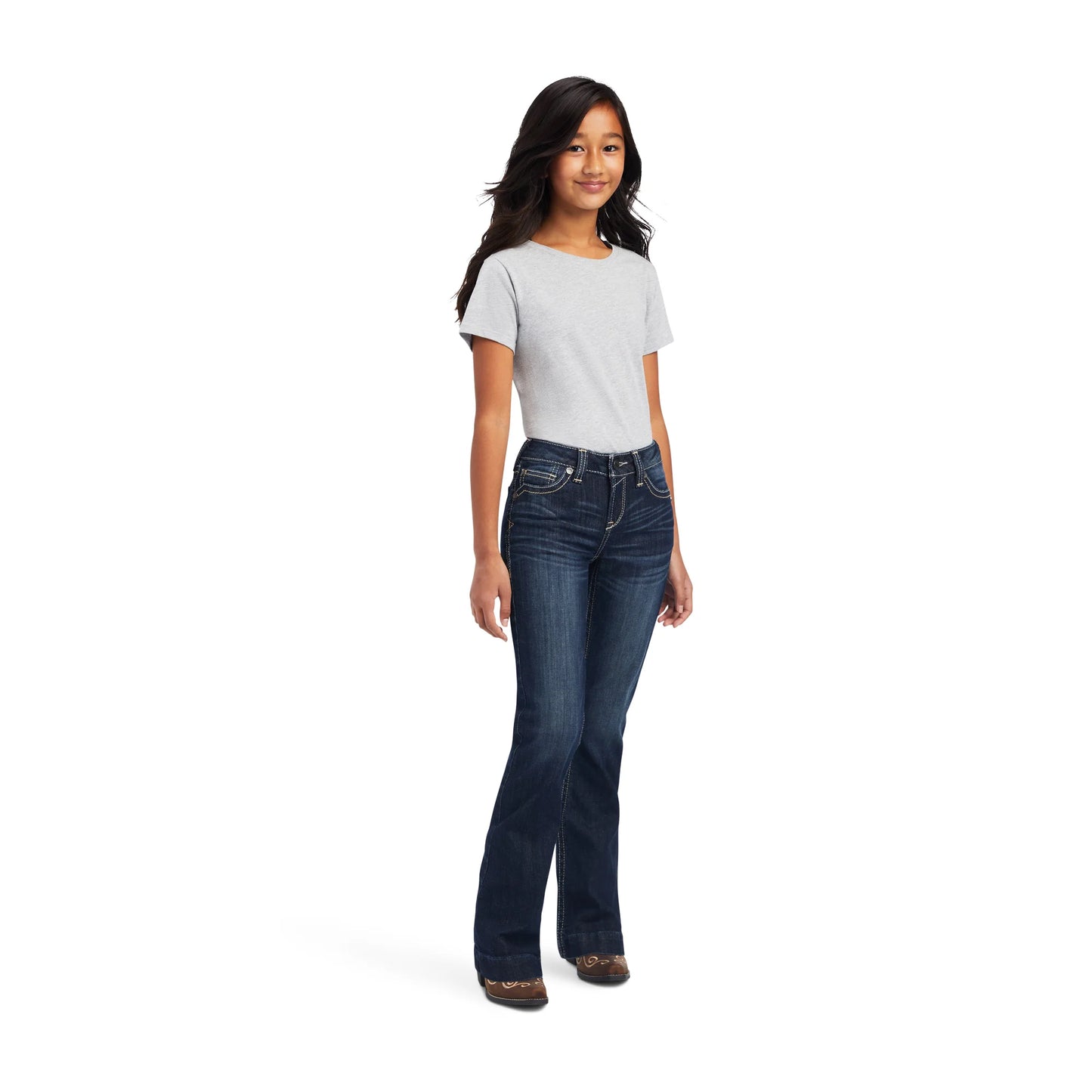 Ariat® Girl's R.E.A.L™ Estella Nightshade Trouser Jeans