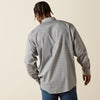 Ariat Men's Wrinkle Free Edward Grey Heather Classic Fit Shirt - 10062354