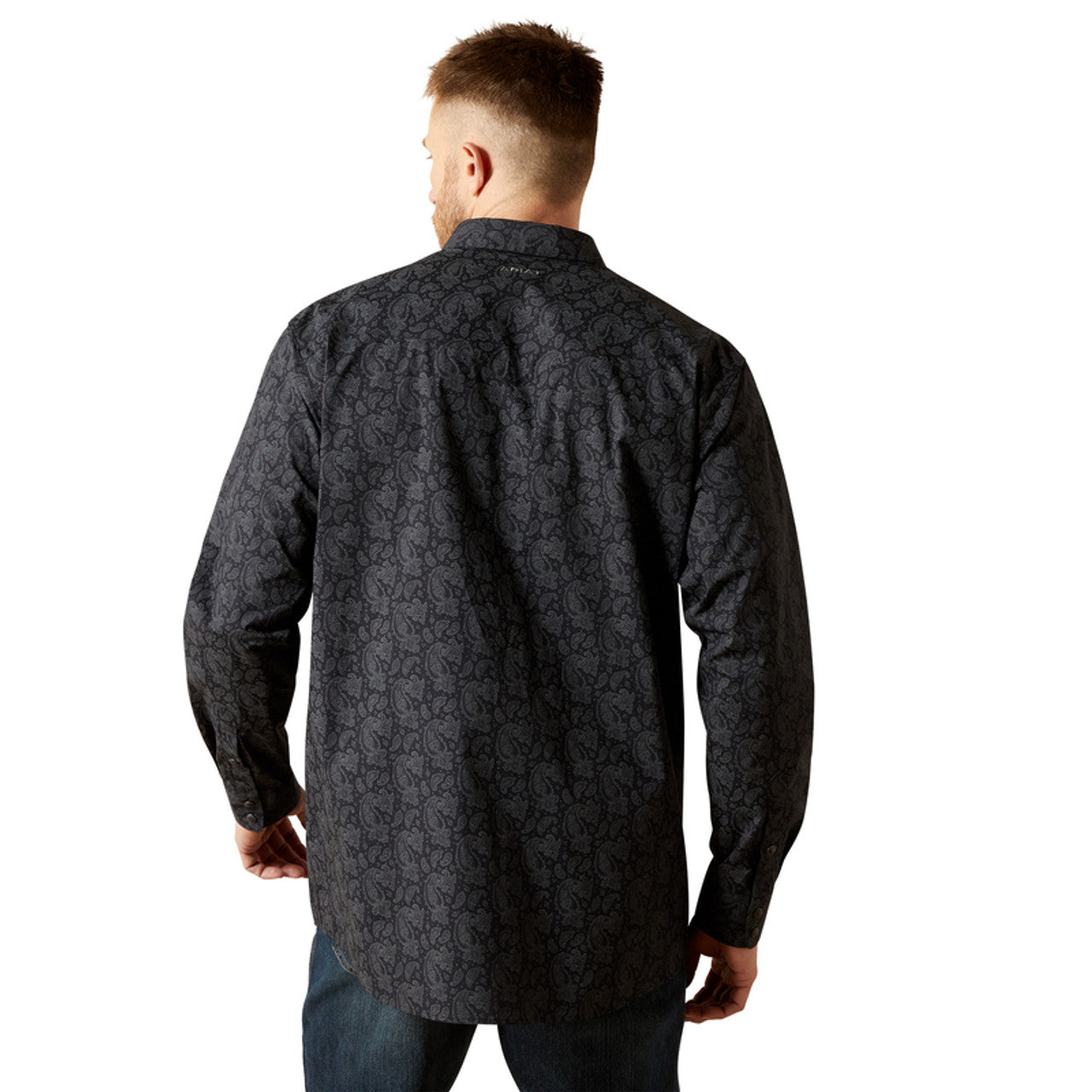 ARIAT FINNIGAN BLACK CLASSIC PRINT - MENS SHIRT