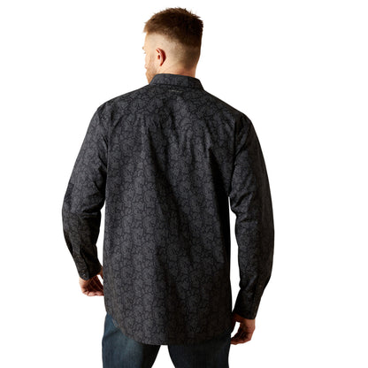 ARIAT FINNIGAN BLACK CLASSIC PRINT - MENS SHIRT