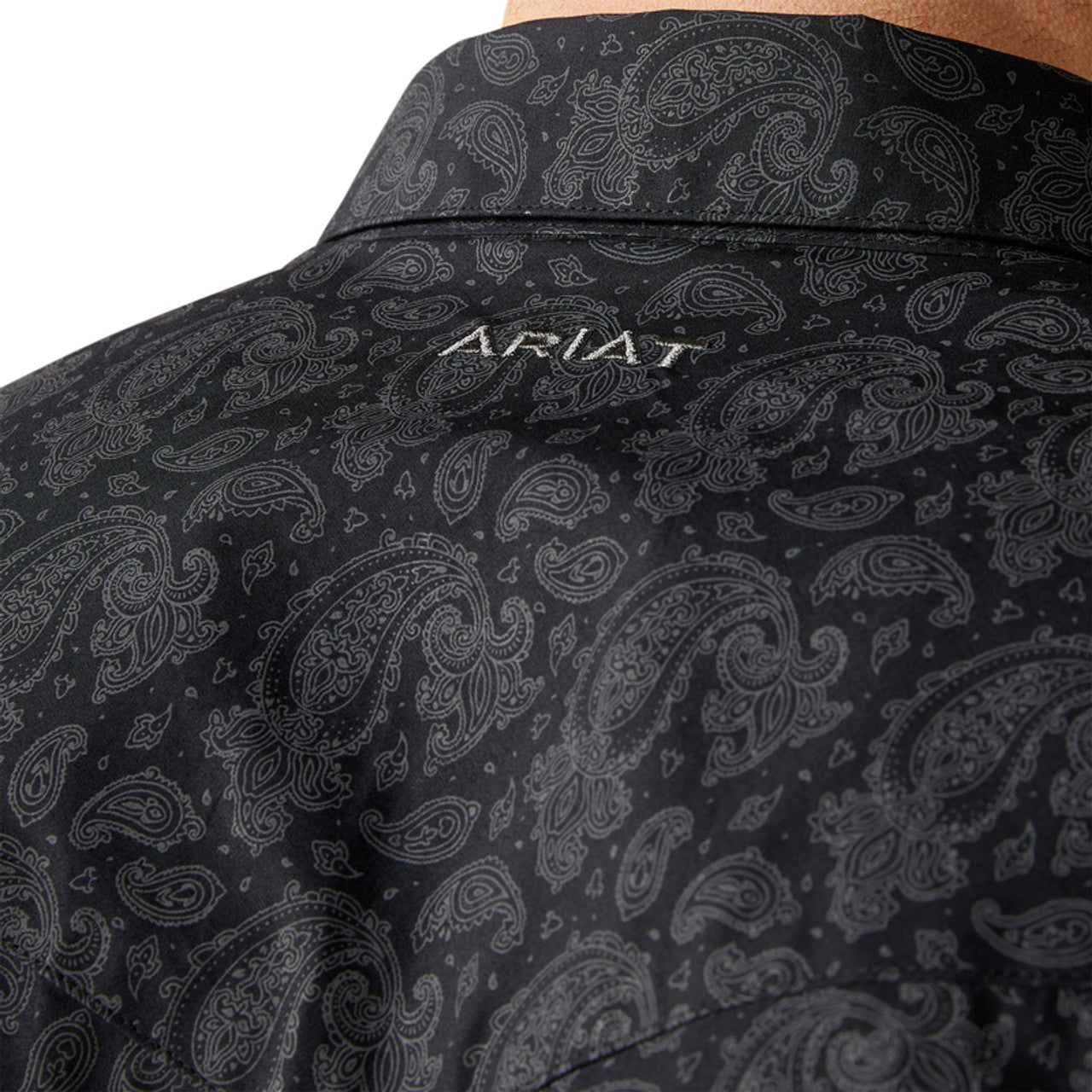 ARIAT FINNIGAN BLACK CLASSIC PRINT - MENS SHIRT