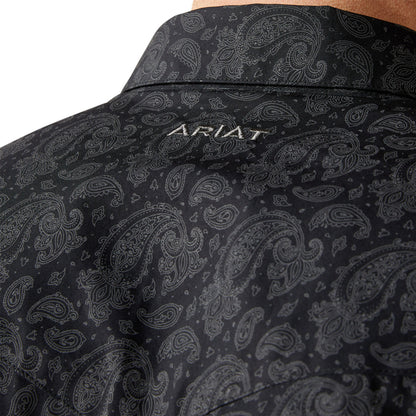 ARIAT FINNIGAN BLACK CLASSIC PRINT - MENS SHIRT