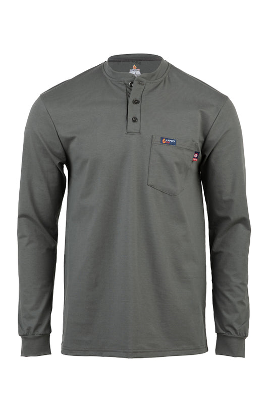 MEN'S 6oz. FR Henley Tees