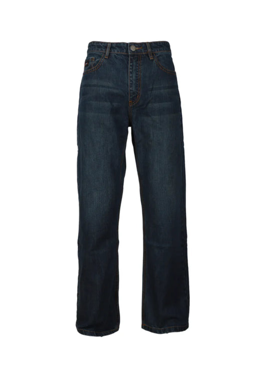 Forge Fr Men's Blue Faded Cross Hatch Jeans - MFRJ-101