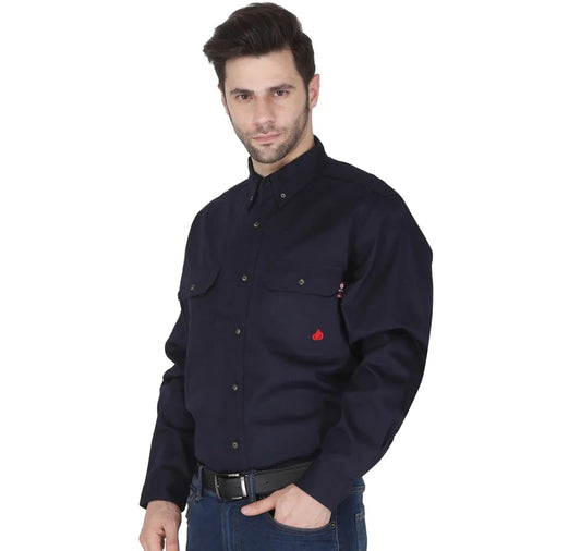 Forge Fr Men's Button Long Sleeve Shirt - MFRLB2PS-024