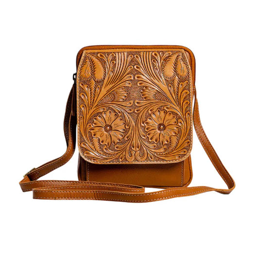 RANCH TRAIL HAND TOOLED BAG