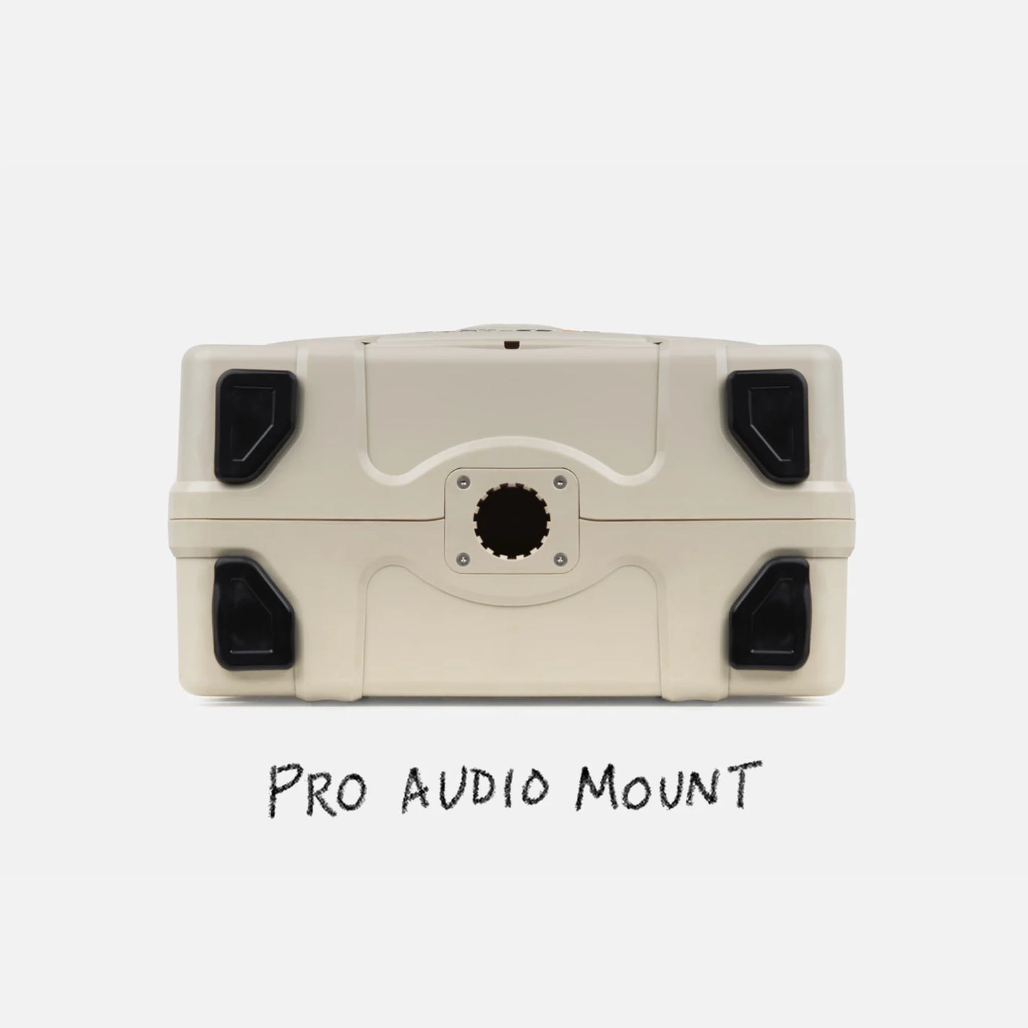 Pro audio mount on a white background