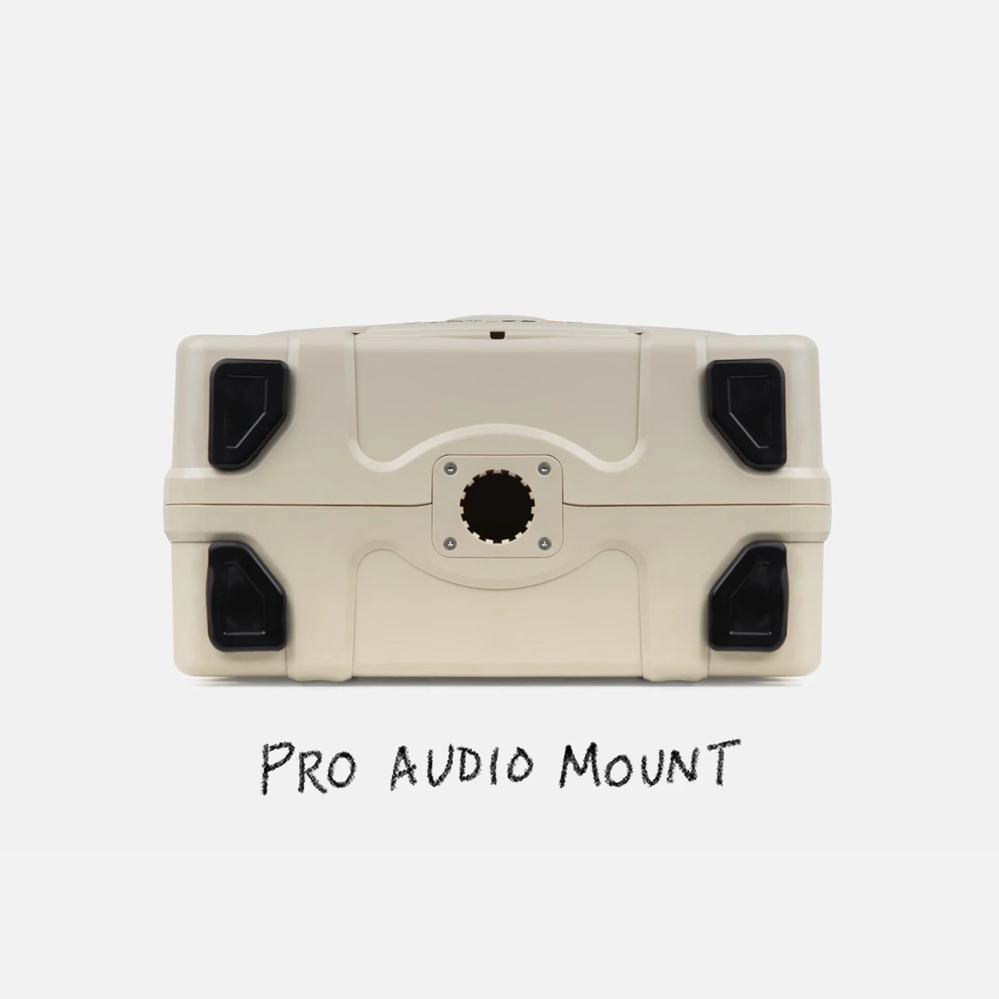 Pro audio mount on a white background