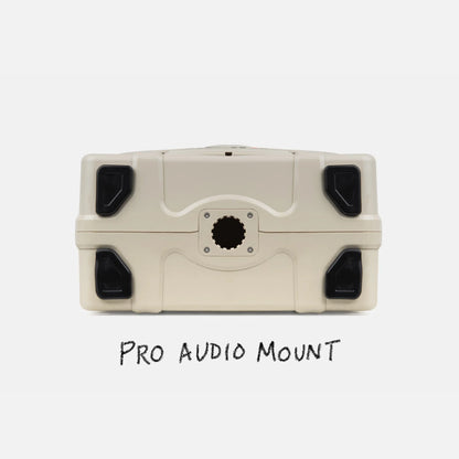 Pro audio mount on a white background