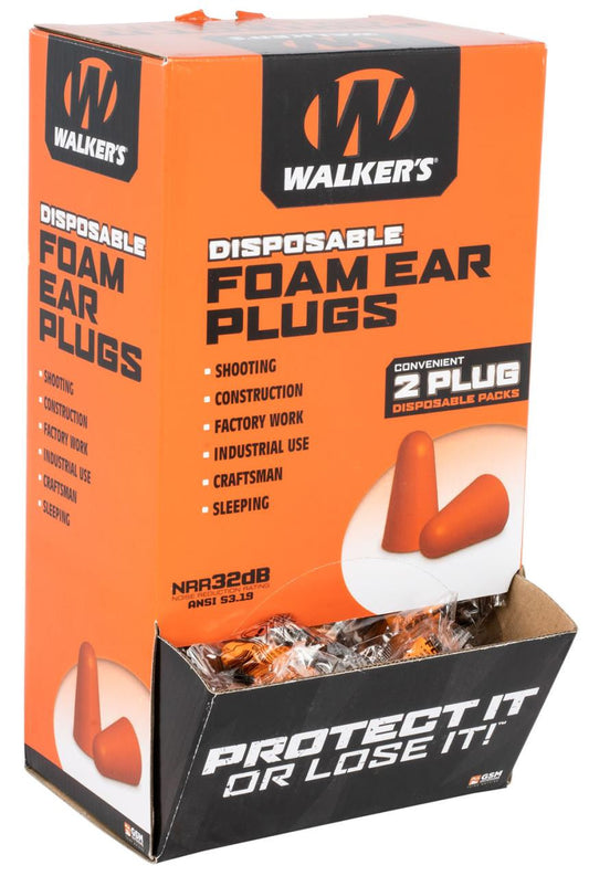 WALKER FOAM EAR PLUGS