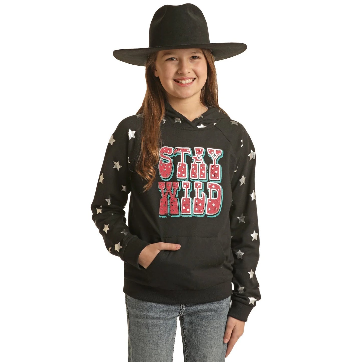 Graphic Hoodie with Stars -  BG94T03032
