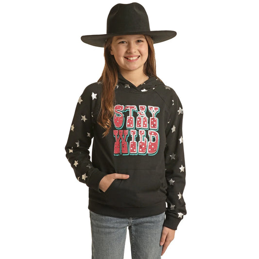 Graphic Hoodie with Stars -  BG94T03032