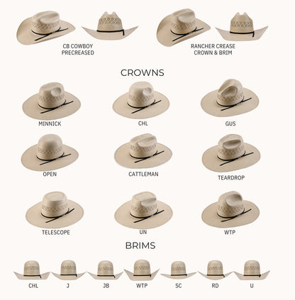 American Hat Co. - TC8900S Minnick Straw