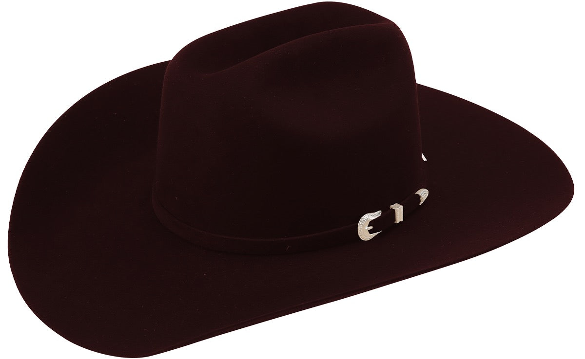 AMERICAN FELT HAT 7X (BLACK CHERRY)