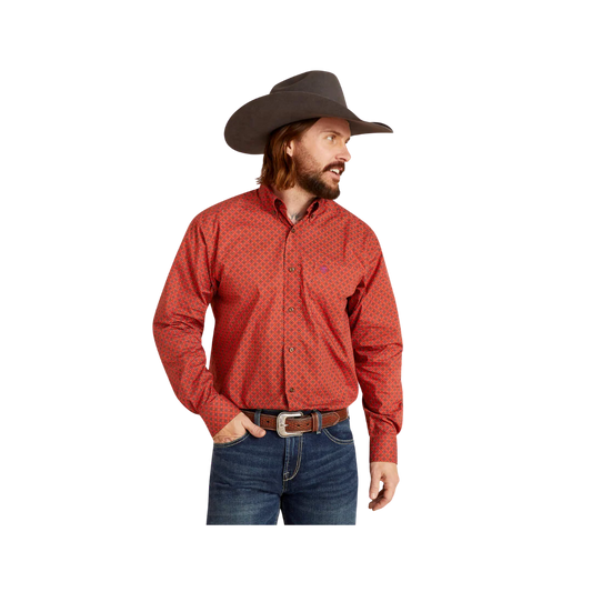 Ariat Men's Samson Classic Fit Terra Rouge Shirt - 10046215