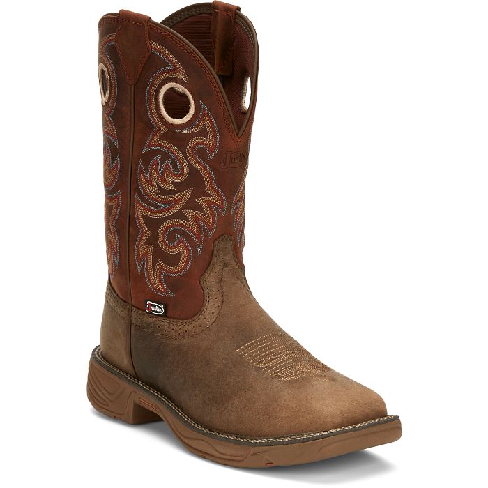 Justin Boot Men's Rush 11" Western Work - SE7402