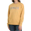 Cinch Women's Long Sleeve Logo Sweatshirt - Gold