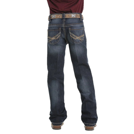 Cinch Boys' Relaxed Fit Jean - Dark (Sizes 4-7) - STYLE MB16642003