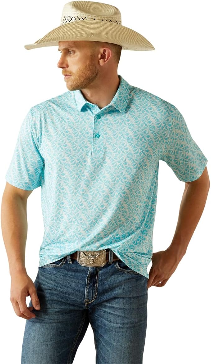 MEN'S 360 Airflow Polo BLUE MIST