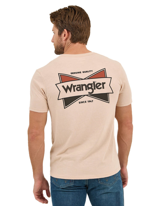 MEN'S Graphic Short Sleeve T-shirt - Regular Fit - Moonlight Heather - 112361643