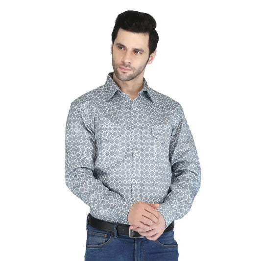 FORGE FR MEN'S PLAID LONG SLEEVE SNAPS SHIRT - MFRPLDS-1