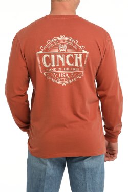 Men's Land of the Free Tee- Orange - MTK1721017