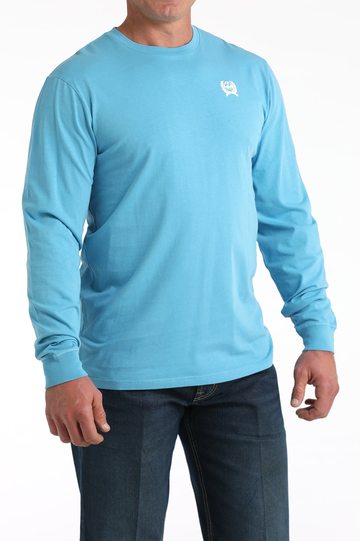 Cinch Men's Roped Logo Long Sleeve Graphic T-Shirt