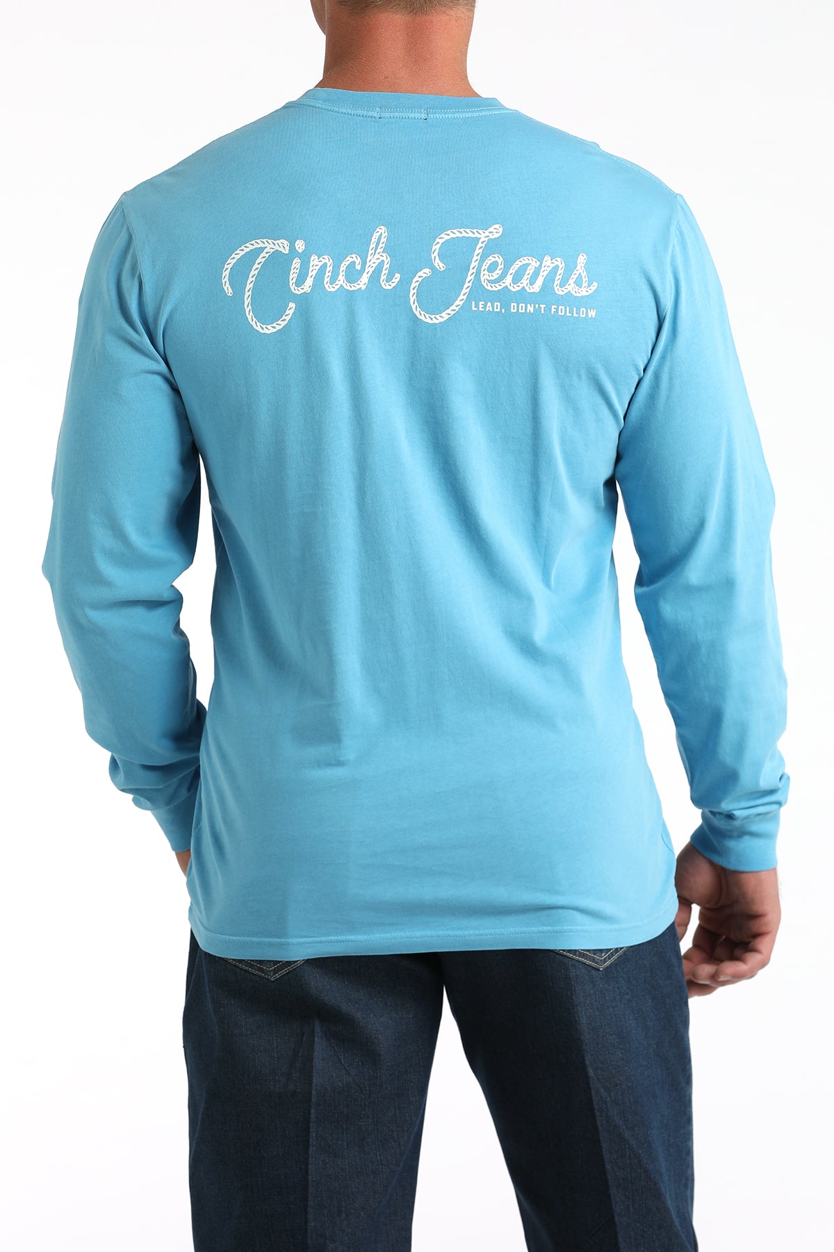 Cinch Men's Roped Logo Long Sleeve Graphic T-Shirt