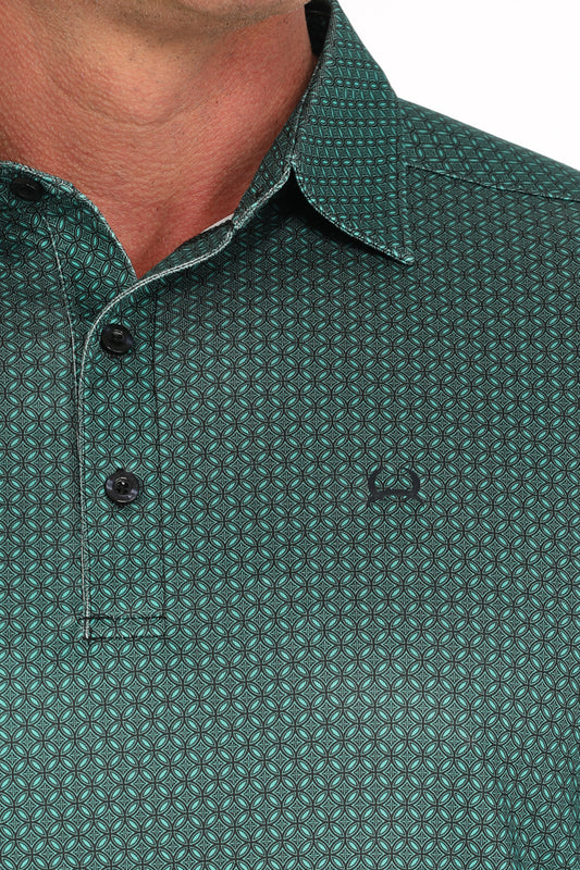 MENS S/S ARENAFLEX POLO - TURQUOISE