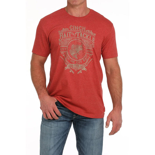 Men's Bait and Tackle Tee - Red - MTT1690661