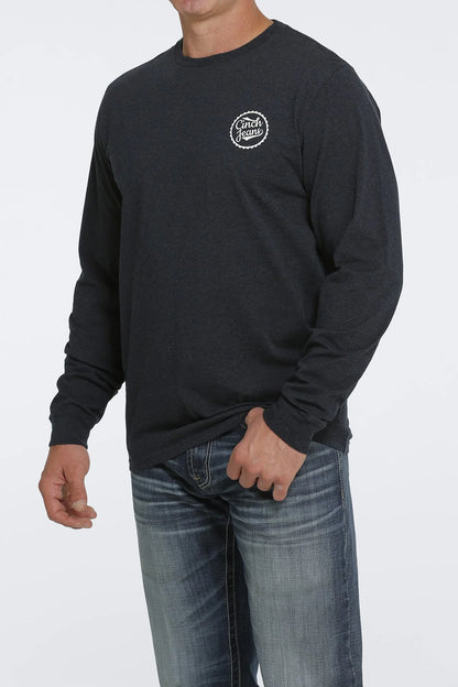 Men's Logo Heather Navy T-Shirt