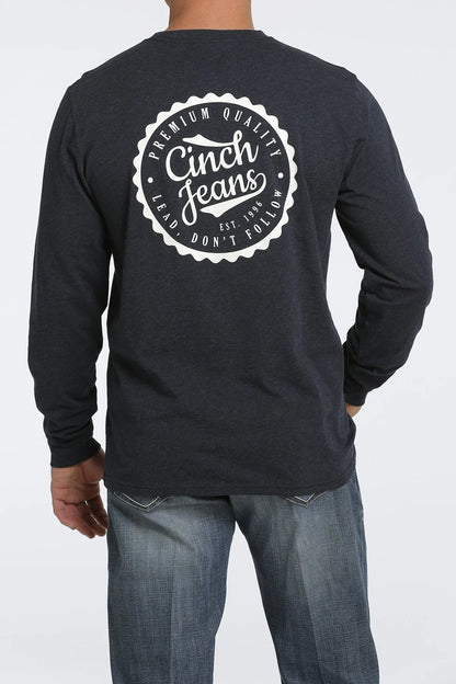 Men's Logo Heather Navy T-Shirt