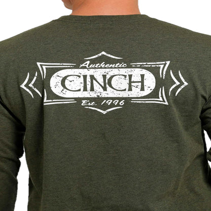 Men's Logo Olive Green Jersey T-Shirt - MTT1721005