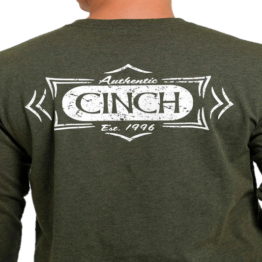 Men's Logo Olive Green Jersey T-Shirt - MTT1721005