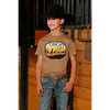 Cinch Boy's Brown Logo Graphic T-Shirt