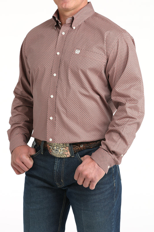 MEN'S CINCH L/S-PINK
