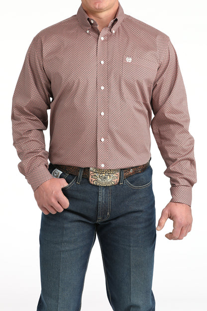 MEN'S CINCH L/S-PINK
