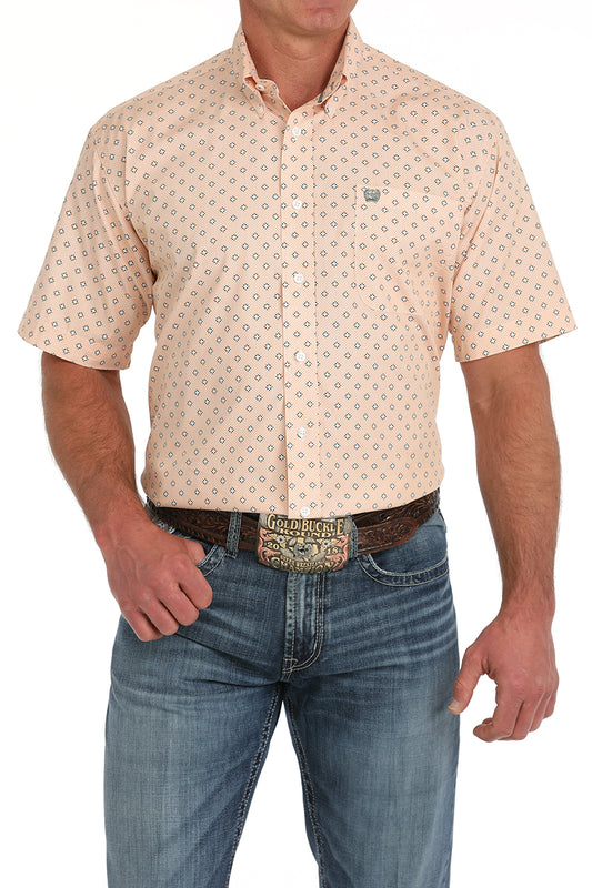 MENS L/S PRINT - GREEN