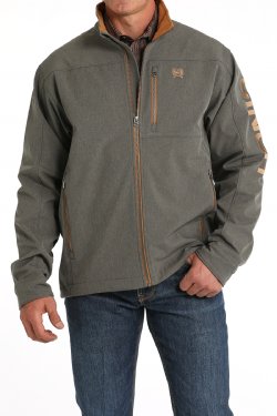 Men's Match Boys Bonded Jacket - Charcoal/Copper - MWJ1583006